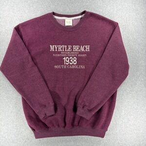 Pacific & Co Myrtle Beach South Carolina 1938 Sweatshirt Burgundy Mens XL